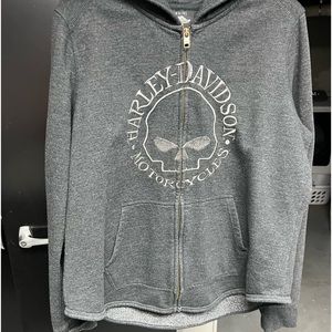 Ladies Harley Davidson xl zip up hoodie